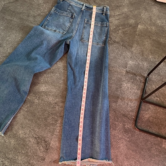 Zara soft (S) wide-leg jeans, with stretch, EUC. - Picture 14 of 14